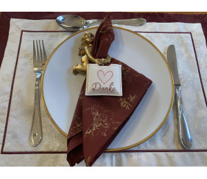 Stickdatei - ITH Mini Schokohülle "Danke" christlich